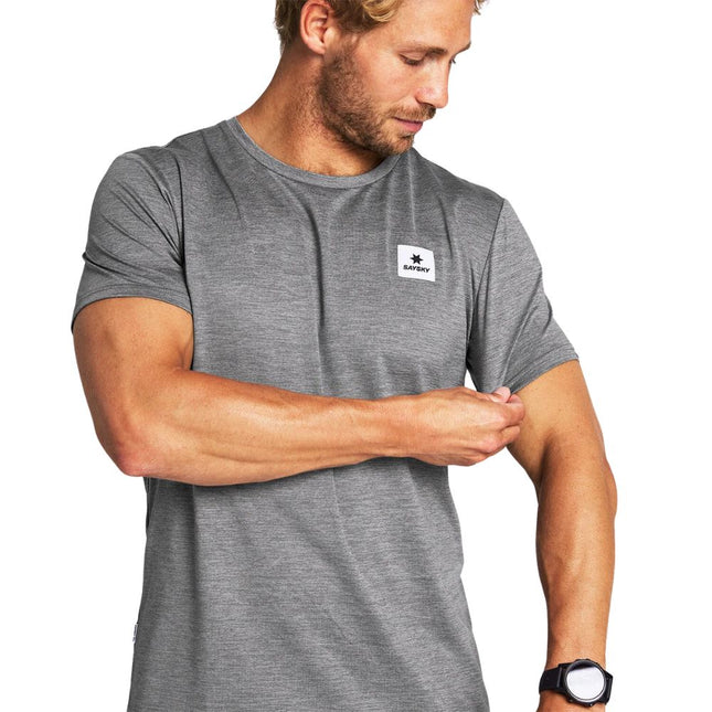 Saysky | Statement Pace T-Shirt | Men's | Gray