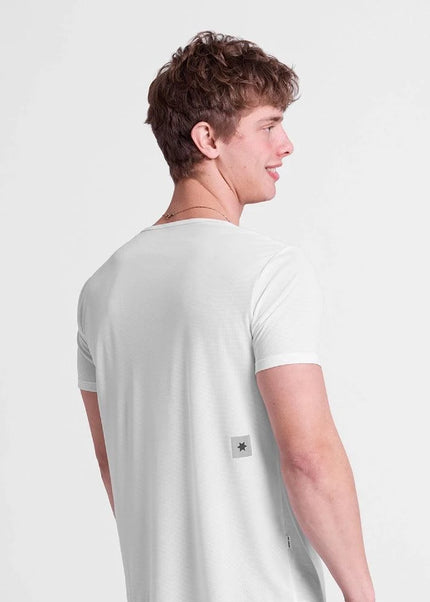 Saysky | Zig Zag Flow T-Shirt | Männer | Weiß