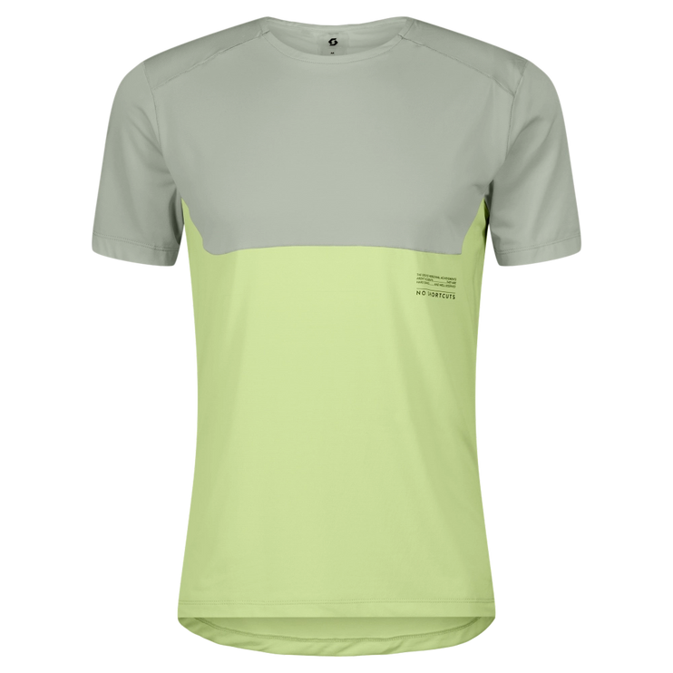 Scott | Endurance Tech | T-Shirt | Men | Spray Grey / Acid Yellow