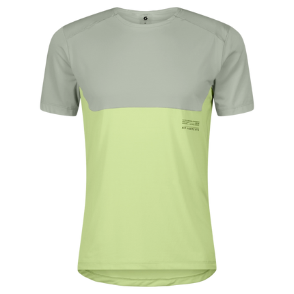 Scott | Endurance Tech | T-Shirt | Heren | Spray Grey / Acid Yellow