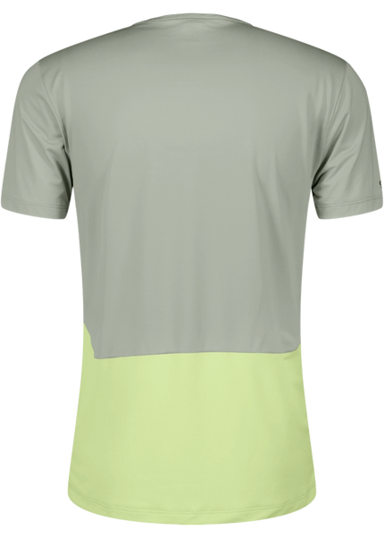 Scott | Endurance Tech | T-Shirt | Heren | Spray Grey / Acid Yellow