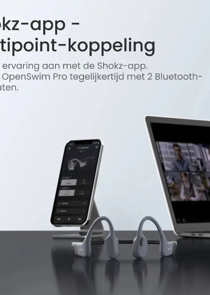 Shokz | OpenSwim Pro USB-C | Sportkoptelefoon | Grey