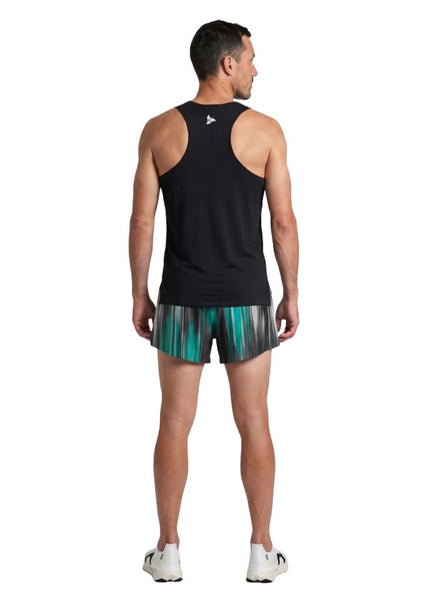 TRI-FIT | APEX26 Run Shorts | Men's | Black / Green