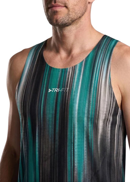 TRI-FIT | APEX26 Run Vest | Men's | Black / Green