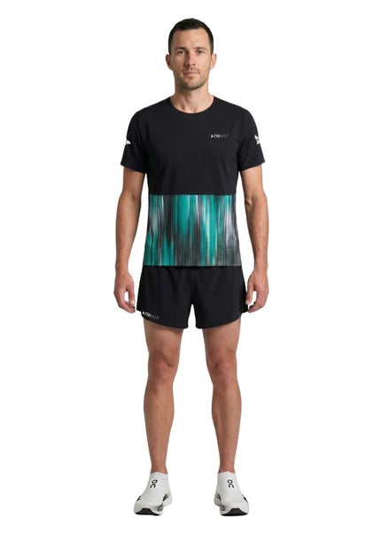TRI-FIT | APEX26 Run T-Shirt | Men's | Black / Green