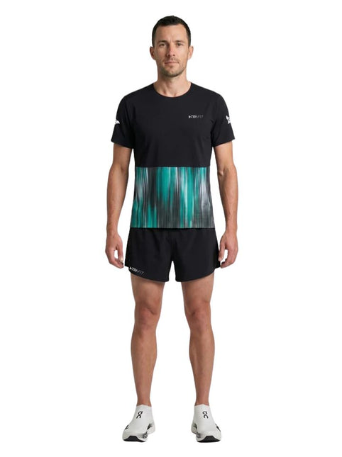 TRI-FIT | APEX26 Run T-Shirt | Men's | Black / Green