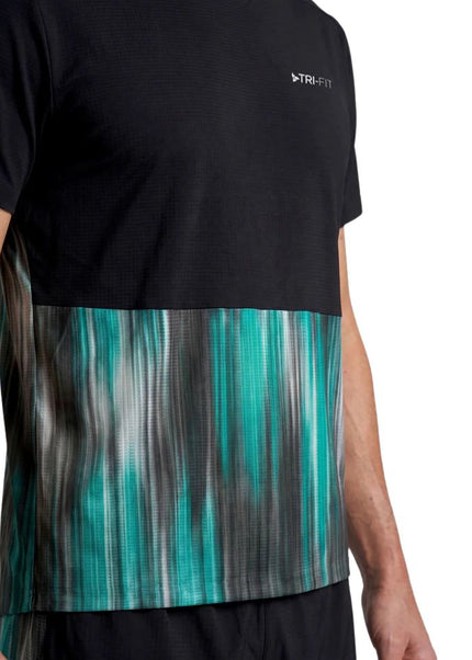 TRI-FIT | APEX26 Run T-Shirt | Men's | Black / Green