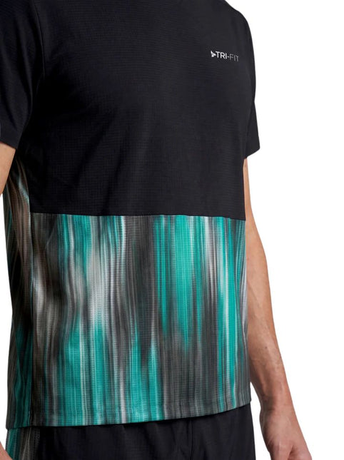 TRI-FIT | APEX26 Run T-Shirt | Men's | Black / Green