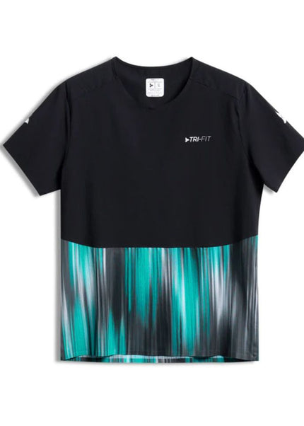 TRI-FIT | APEX26 Run T-Shirt | Men's | Black / Green