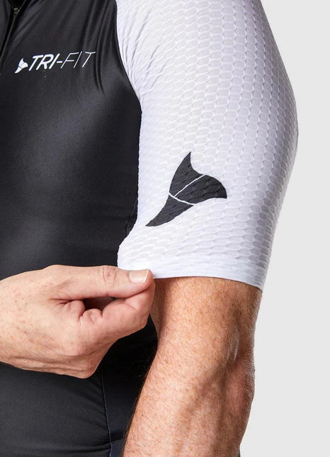 TRI-FIT | EVO 2.3 | Trisuit | Herren | Schwarz / Weiß