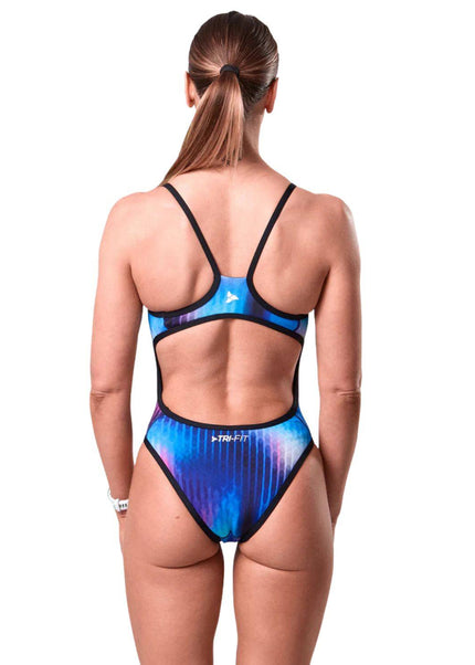 TRI-FIT | Propel Reversible Swimsuit | Dames | Black / Multi