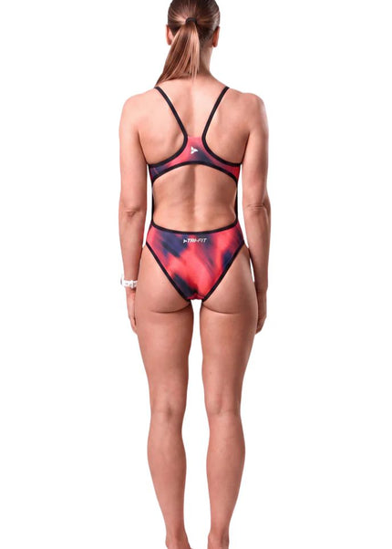 TRI-FIT | Propel Reversible Swimsuit | Dames | Black / Red