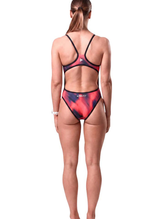 TRI-FIT | Propel Reversible Swimsuit | Dames | Black / Red