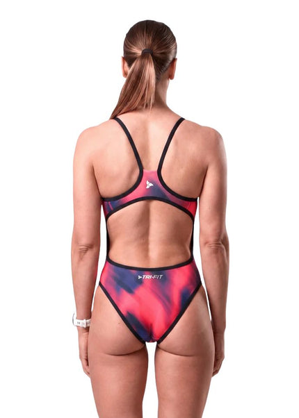 TRI-FIT | Propel Reversible Swimsuit | Dames | Black / Red