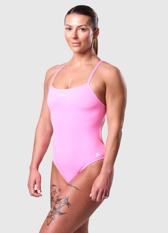 TRI-FIT | Propel Reversible Swimsuit | Dames | Blue / Pink
