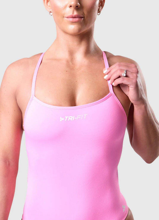 TRI-FIT | Propel Reversible Swimsuit | Dames | Blue / Pink