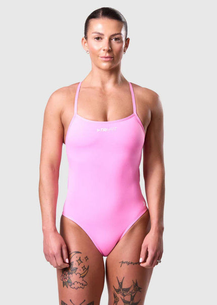 TRI-FIT | Propel Reversible Swimsuit | Dames | Blue / Pink