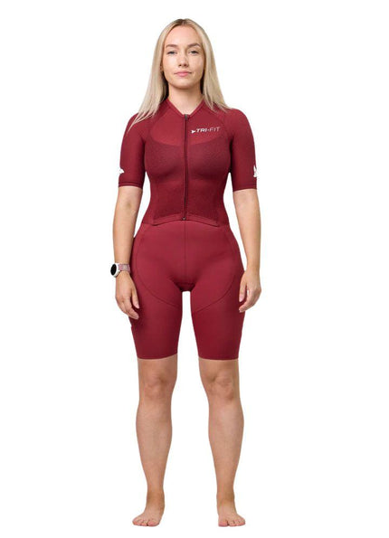 TRI-FIT | VANGUARD | Trisuit | Ladies | Wine Red