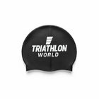 TriathlonWorld | Classic Silicone Badmuts | Black / White