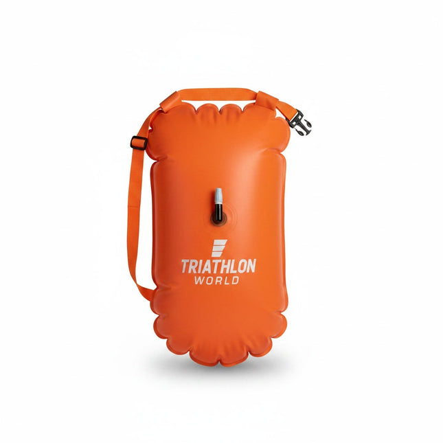 TriathlonWorld | Open Water Buoy | Orange / White