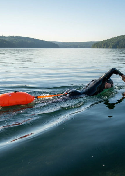 TriathlonWorld | Open Water Buoy | Orange / White