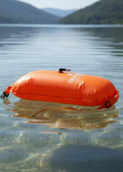TriathlonWorld | Open Water Buoy | Orange / White