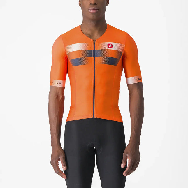 Castelli | Free Speed 2 | Race Top | Heren | Blue / Orange Castelli Cycling