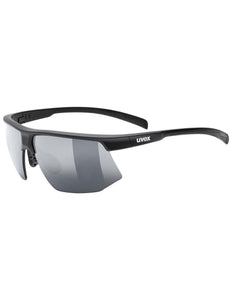 Uvex | Aerios Sportbrille | Schwarz/Rauch