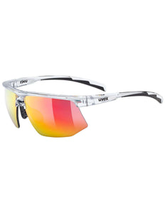 Uvex | Aerios Sportbrille | Klar / Rot