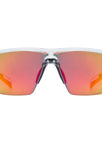 Uvex | Aerios Sportbrille | Klar / Rot