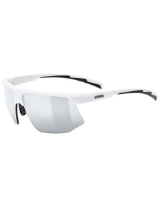 Uvex | Aerios Sportbrille | Weiß / Silber