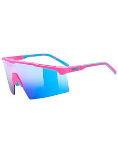 Uvex | Flowline Sportbrille | Rosa / Blau
