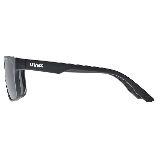 Uvex | Poise Polarized Sunglasses | Black / Smoke