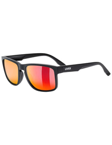 Uvex | Poise Sonnenbrille | Schwarz / Rot