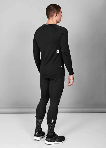 Saysky | Merino Base Longsleeve | Heren | Black