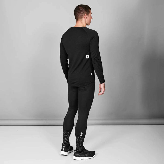 Saysky | Merino Base Longsleeve | Heren | Black