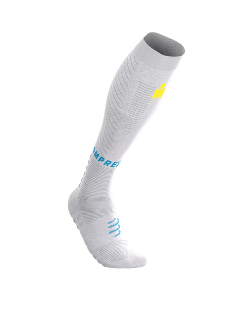 Compressport | Full Socks Recovery 2.0 | IRONMAN 2026 | White