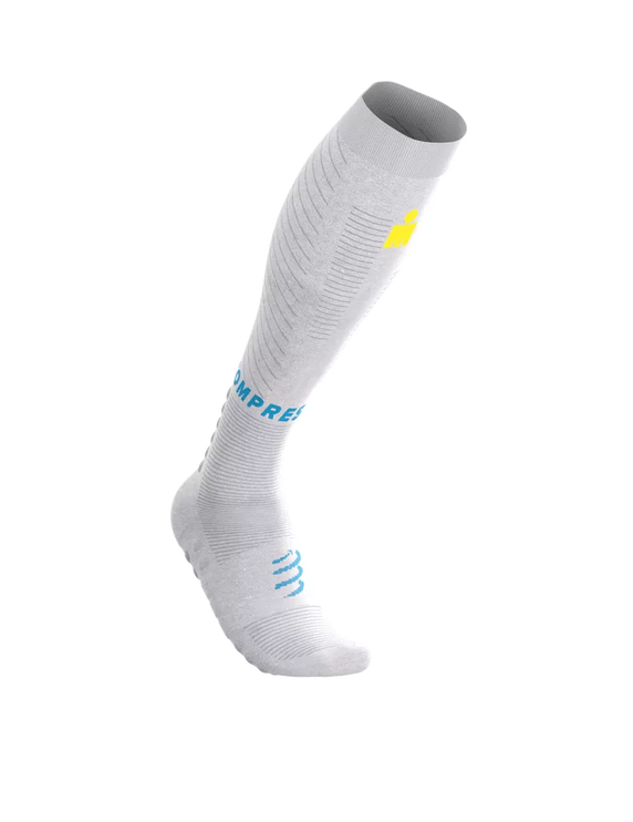 Compressport | Full Socks Recovery 2.0 | IRONMAN 2026 | White