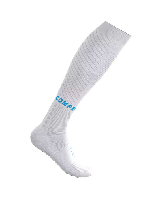 Compressport | Full Socks Recovery 2.0 | IRONMAN 2026 | White