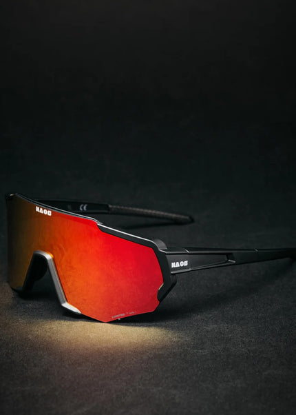 Naos | Vuori Sportbril | Matte Black / Black Red Naos