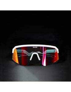 Naos | Ziris Sportbril | Glossy White / Black / Red Naos
