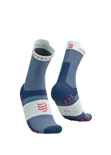 Compressport | Pro Racing Socks V4 | Run High | Blues / Sugar