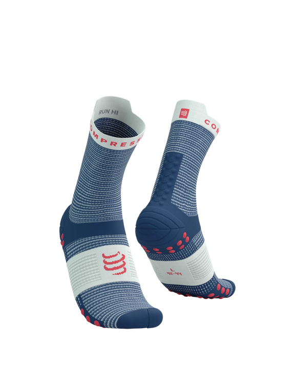 Compressport | Pro Racing Socks V4 | Run High | Blues / Sugar