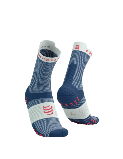 Compressport | Pro Racing Socks V4 | Run High | Blues / Sugar