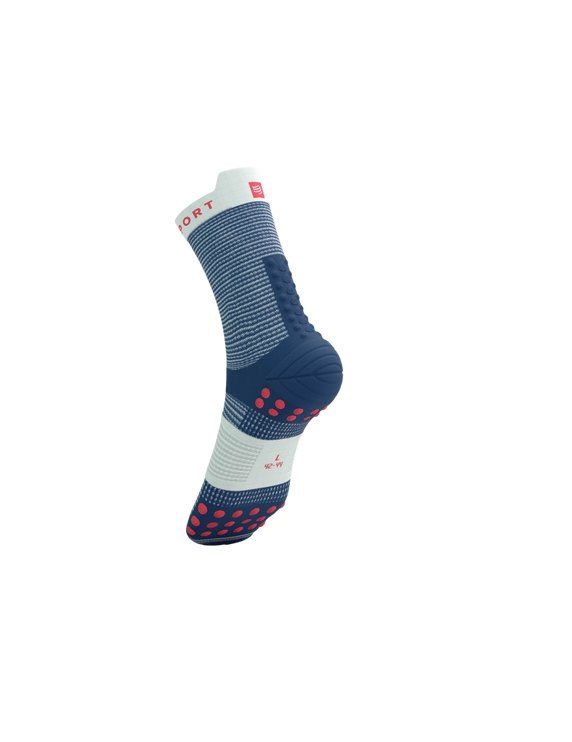 Compressport | Pro Racing Socks V4 | Run High | Blues / Sugar