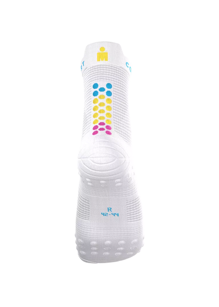 Compressport | Pro Racing Socks V4 | Run High | IRONMAN 2026 | White