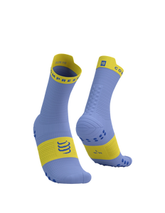 Compressport | Pro Racing Socks V4 | Run High | Jacaranda / Maize