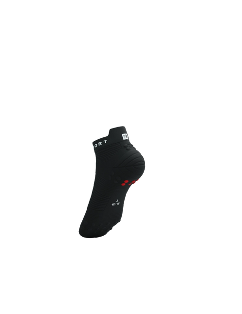 Compressport | Pro Racing Socks V4 | Run Low | Black / White