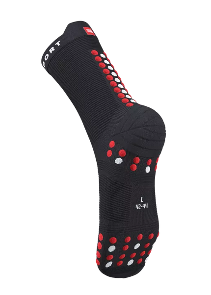 Compressport | Pro Racing Socks V4 | RunHigh | Black/Red