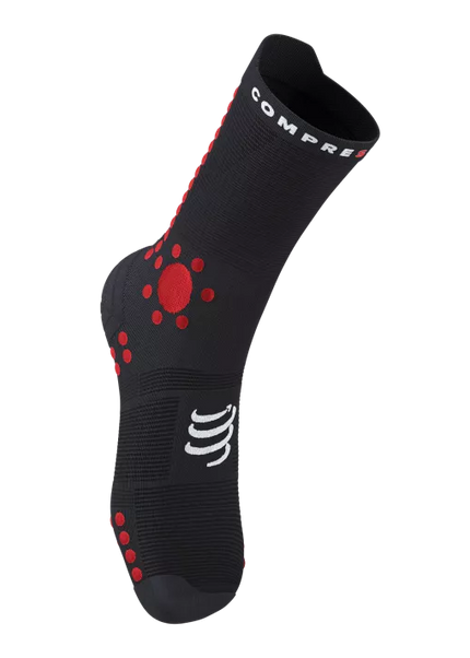 Compressport | Pro Racing Socks V4 | Trail | Black / Red